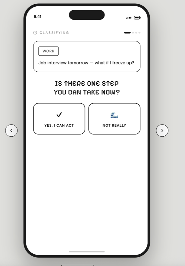 分类页，问 IS THERE ONE STEP YOU CAN TAKE NOW